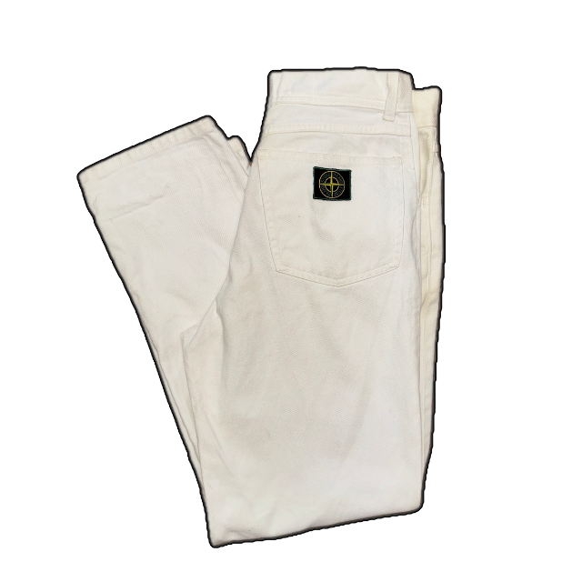 Stone Island Vintage Green Badge Jeans - W30/L29
