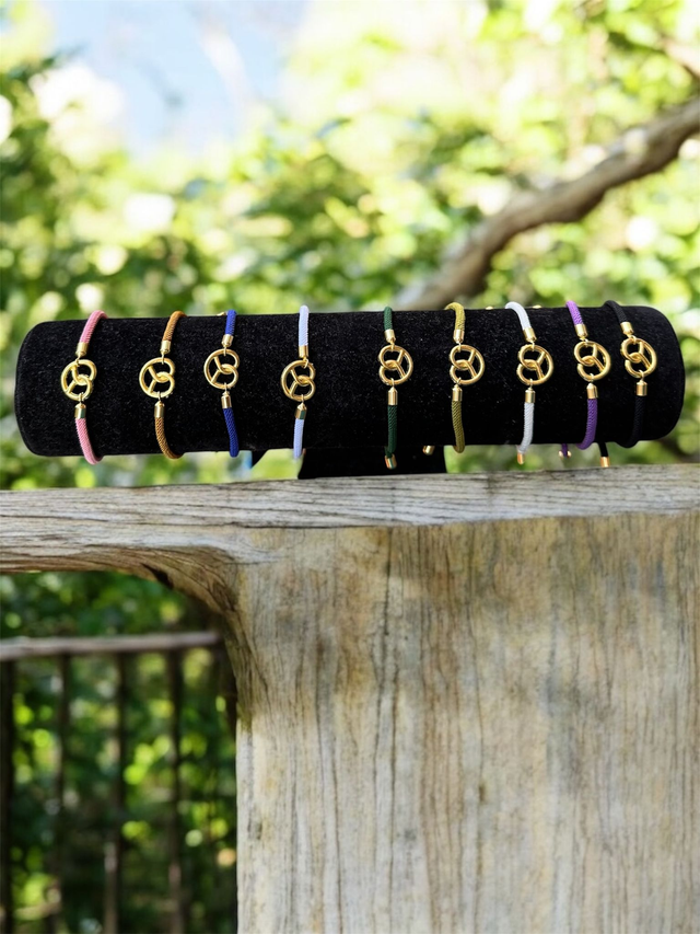 Le Bretzela – Bracelet Bretzel Doré - L’Alsace en bijoux 💎