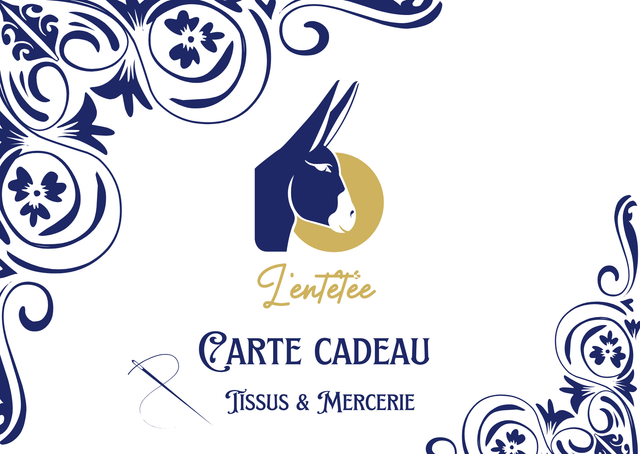 Carte cadeau tissus &amp; Mercerie de 10 à 100€