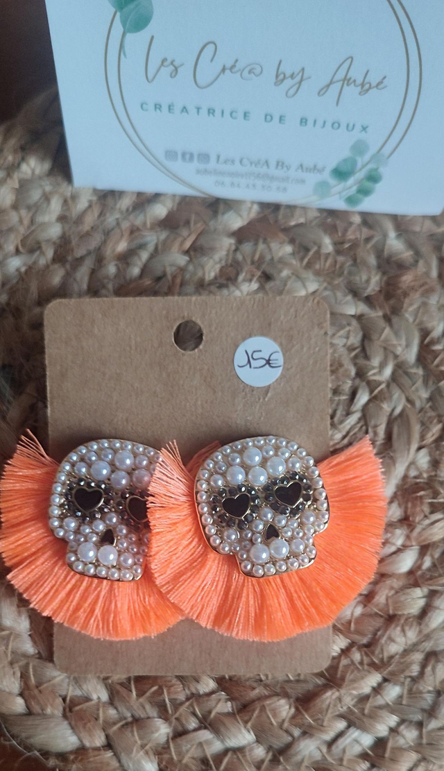 BO BOHEME TETE DE MORT PERLES 0000180