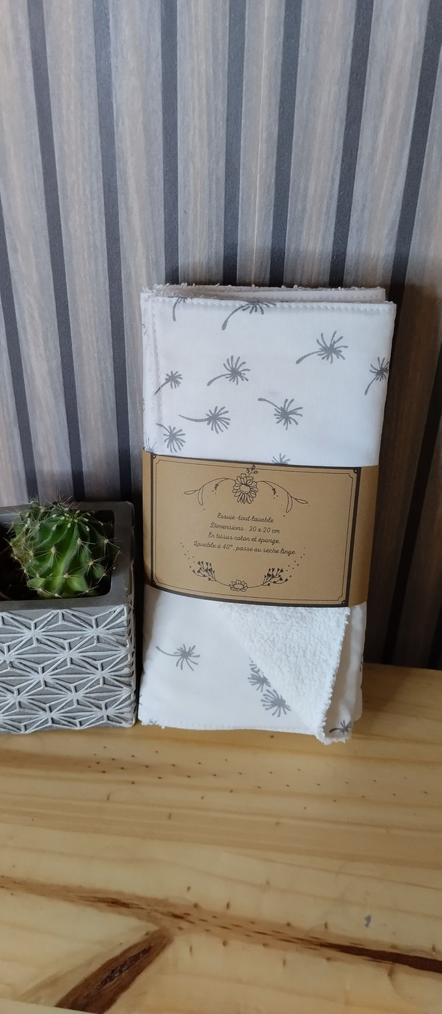 Essuie tout lavable lot de 6 