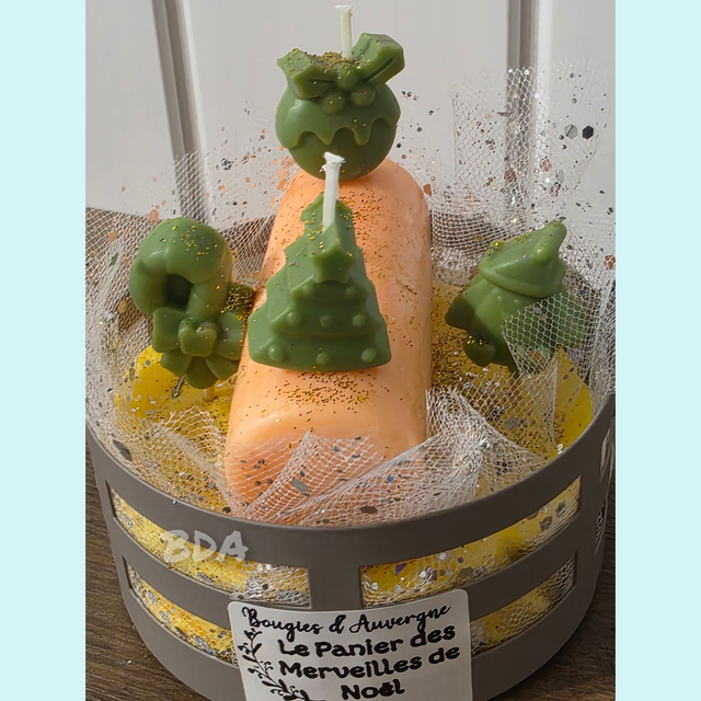 Le panier des merveilles de Noël. parfum vanille