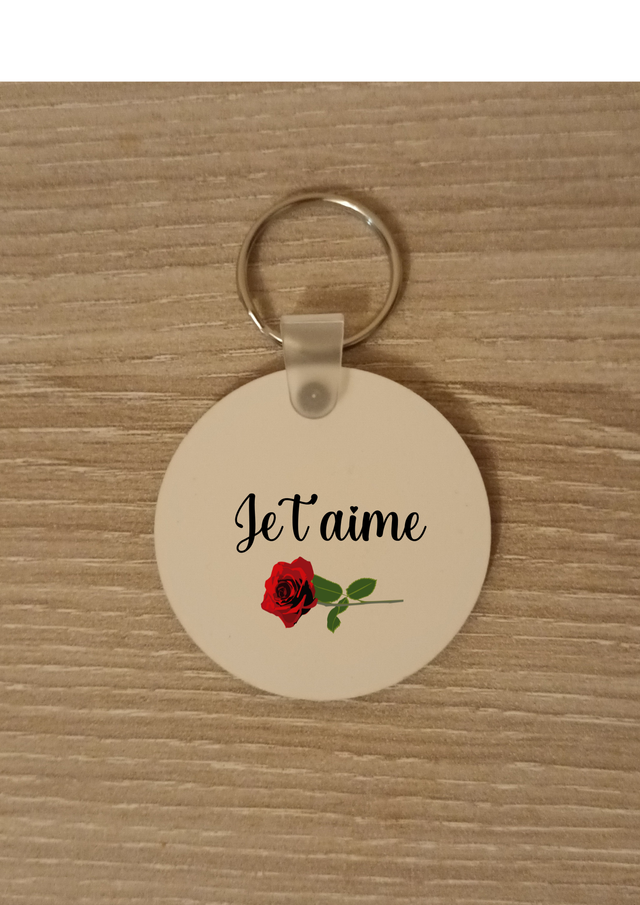 Porte clé je t&#039;aime 