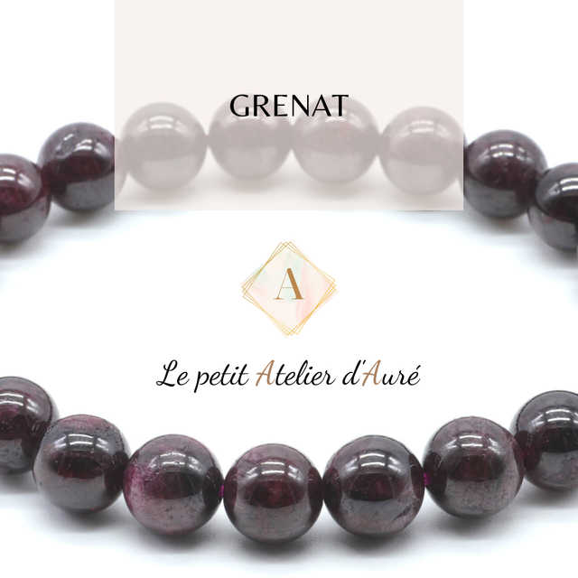 Grenat : Bracelet en pierres naturelles sur mesure