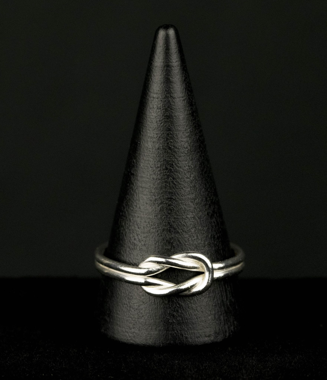 Silver Reef Knot Ring