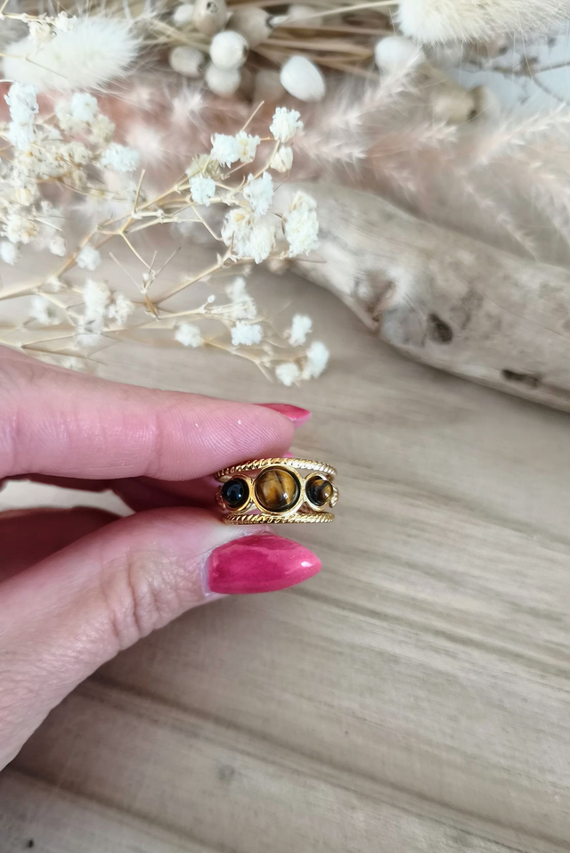 Bague Astrale Oeil de tigre
