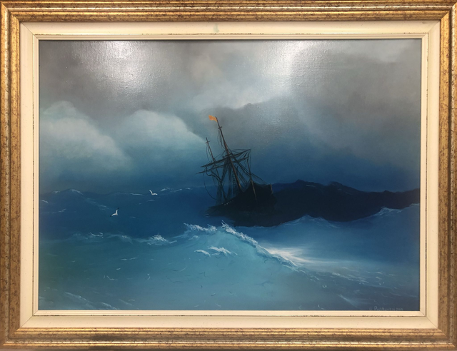 Copia da Aiwazosky. dipinto ad olio 70 x 50 cm (Daniele Poltronieri)