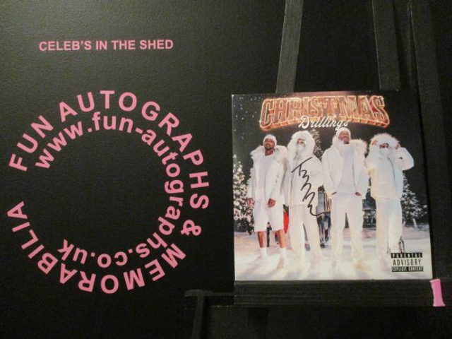 Tobi Brown (Sidemen) - 'Christmas Drillings' Authentic Autographed Single Cover (1)