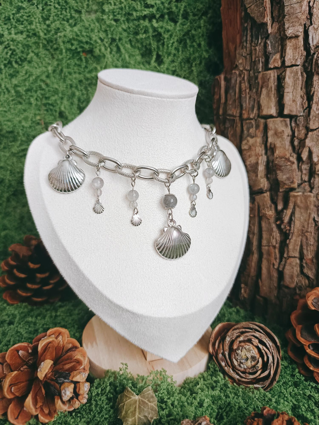 COLLIER - SKIN&#039;S ECHO (labradorite)