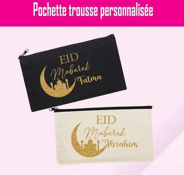 Pochette personnalisée Eid Mubarak