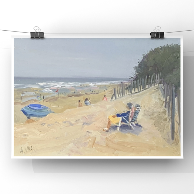 Discussion à la plage