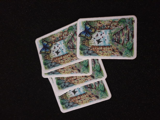 Sticker papillon Glenn Morgane