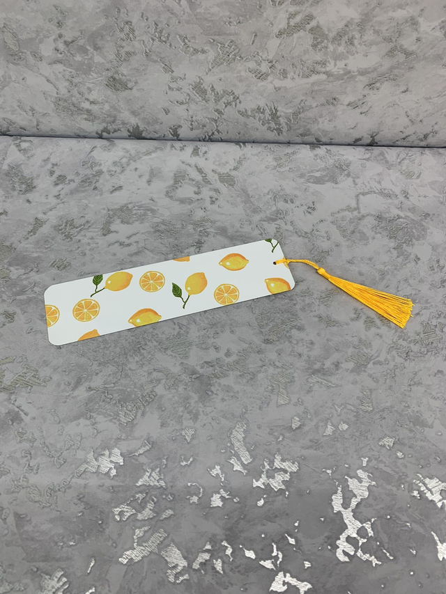 Lemons metal bookmark  