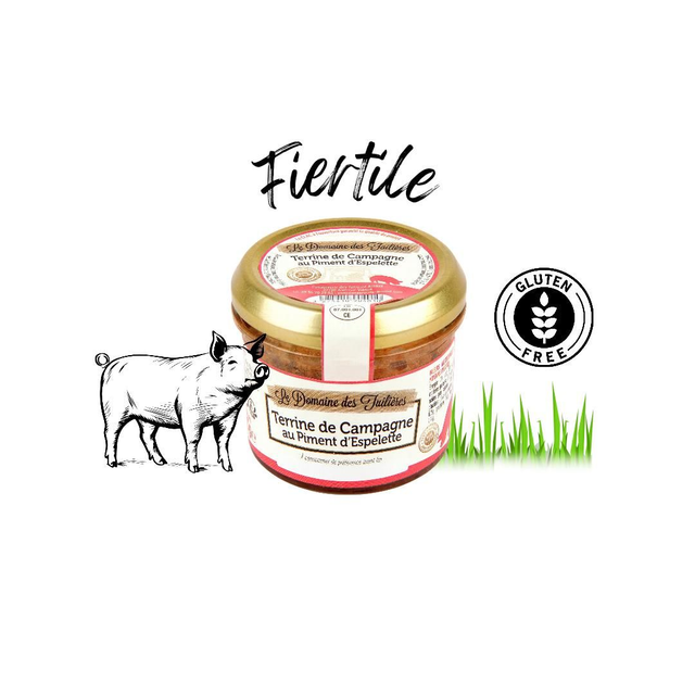 Terrine campagne piment espelette 