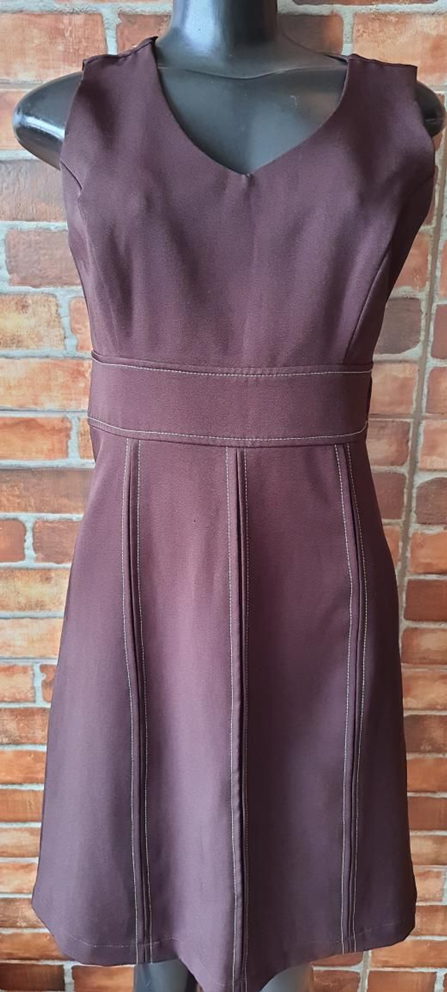 Vestido Tubinho Cor Marrom T/p