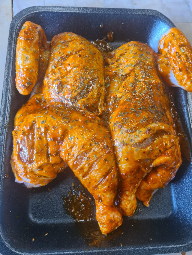 Marinated Spatchcock Chicken