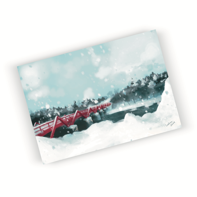 Lejonströmsbron (A6 mini print)