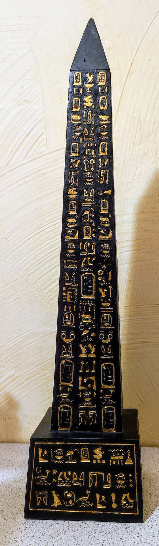 NUNETH Sculpture décorative, ornement obélisque égyptien.