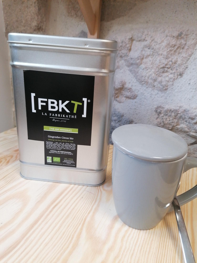 Thé Vert Gingembre Citron. Prix Pour 100g