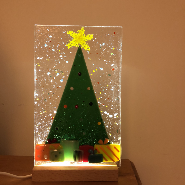 Christmas tree backlight with stand and usb light 