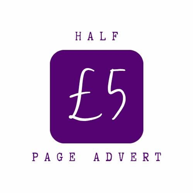 Half Page Programme Advert
