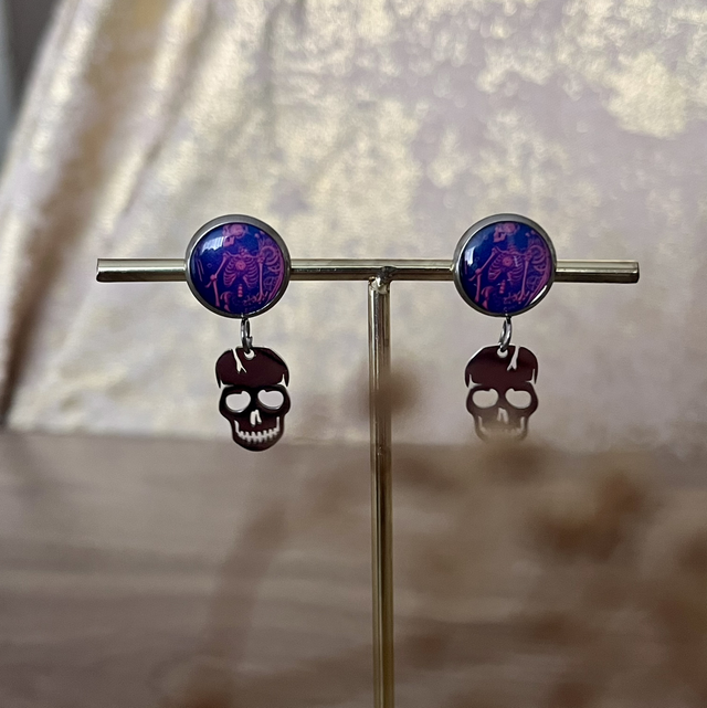 Boucles d’oreilles Triangle des Bermudes S.A