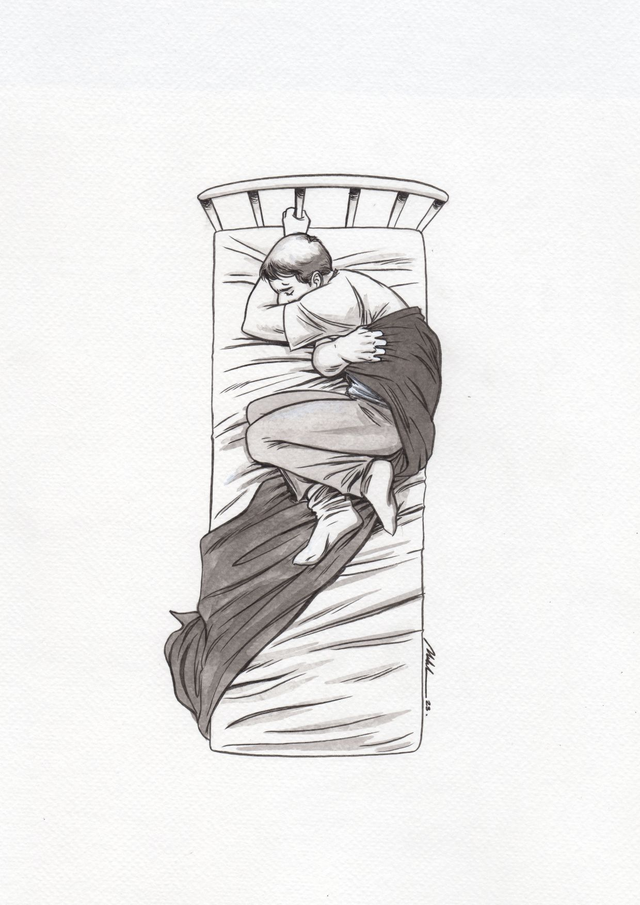 2023 - Murdocktober 19 - Solitude - ORIGINAL, A4 (8.3x11.7)