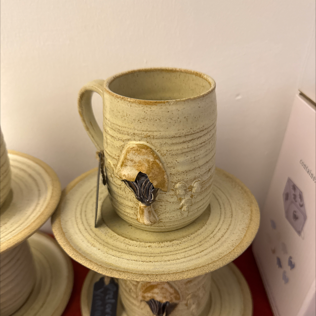 Pottery mugs 