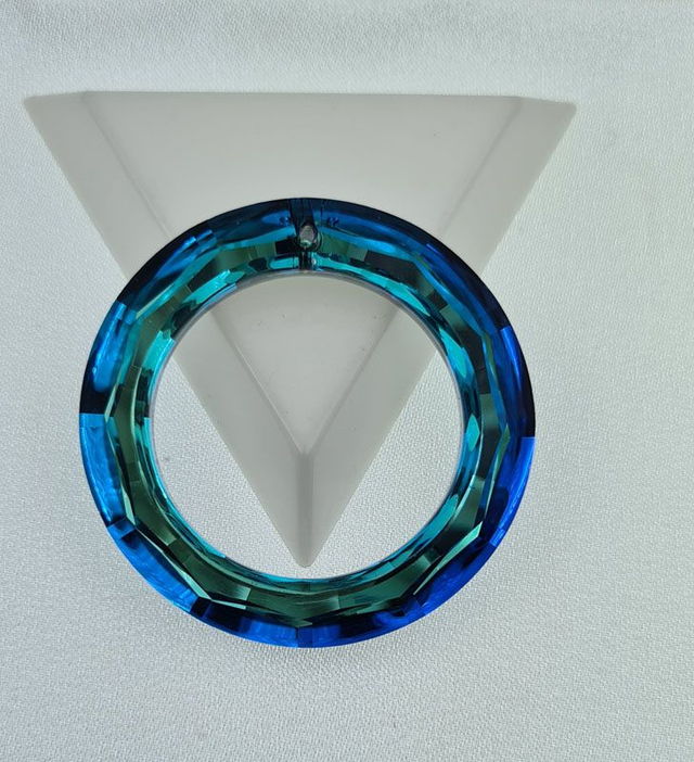 Fancy Ring, Metallic Blue, 50mm