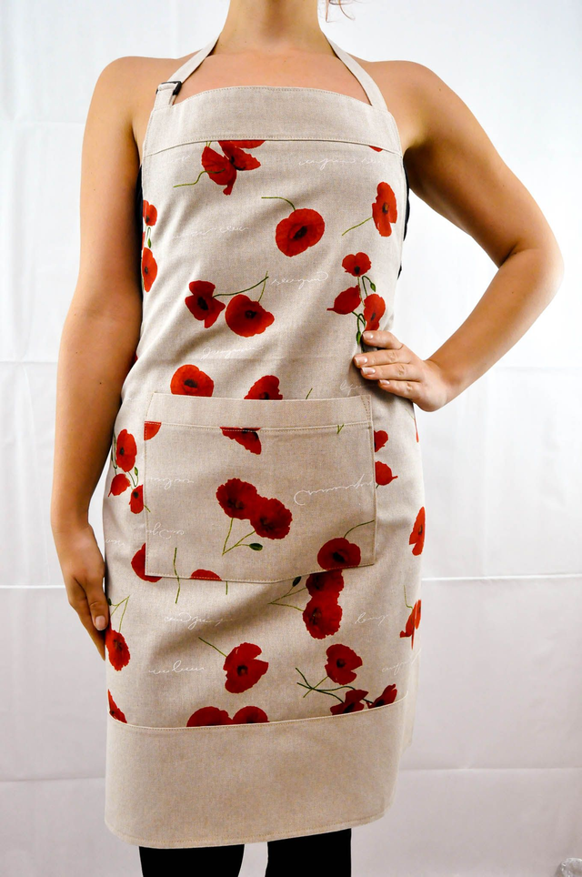 Poppies Apron