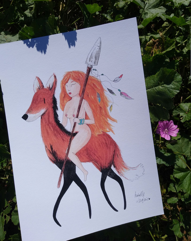 Print Guerrière Ayana