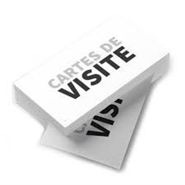 100 Cartes de visite