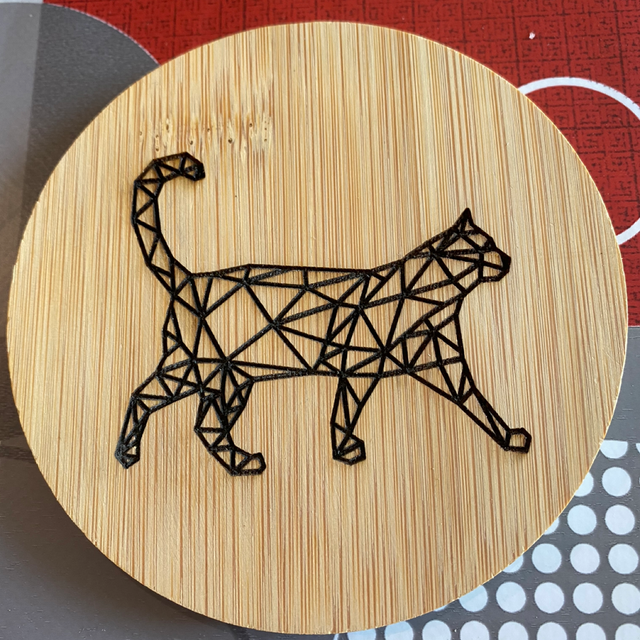 Sous Bock Rond Bambou