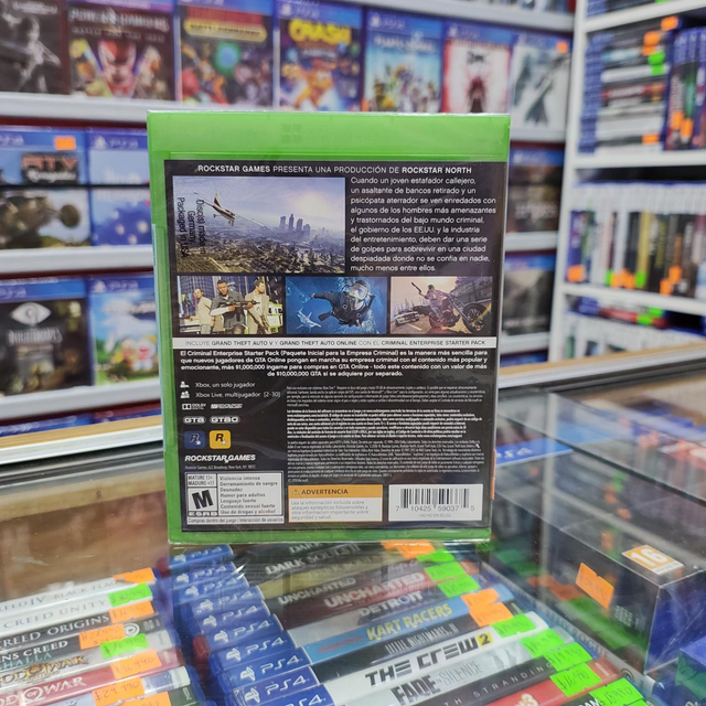 Gta V Xbox One Físico Nuevo
