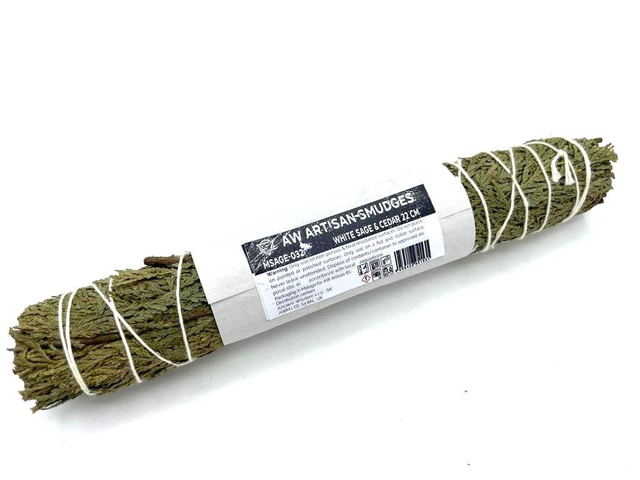 Smudging, White Sage Blends (22.5cm)