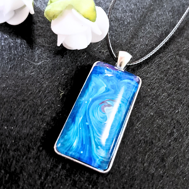 TOURBILLON MYSTERE - Collier - Rectangulaire 40x20 mm