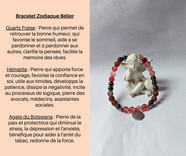 234- Bracelet Zodiaque Bélier