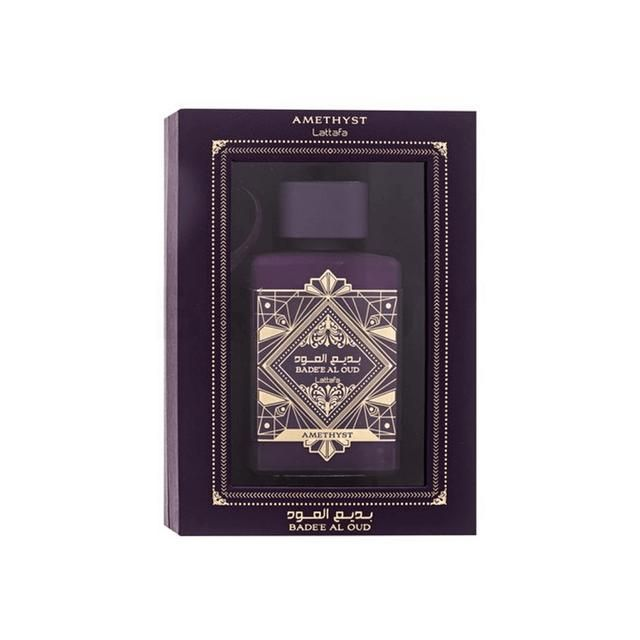 Lattafa Bade'e Al Oud Amethyst For Unisex Eau De Parfum Spray, 3.4 Ounce 100 Ml