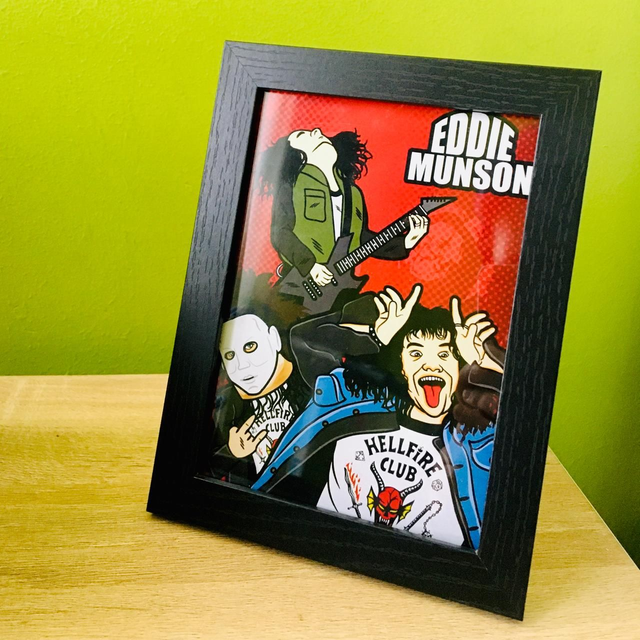 Cuadro 13x18 Eddie Munson