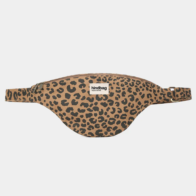 Sac banane L Sasha Léopard cannelle - Hindbag