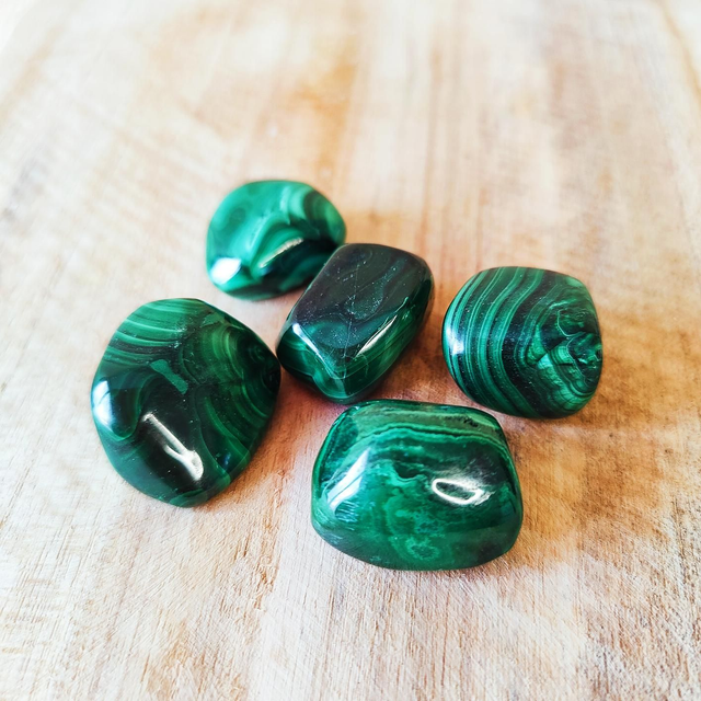 Pierre Roulée Malachite A