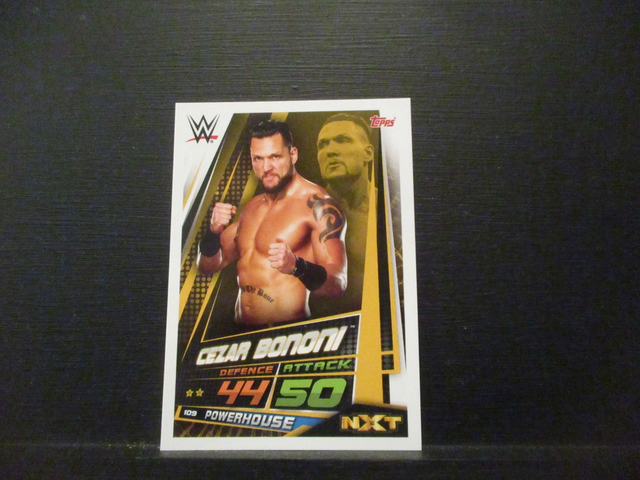 Cezar Bononi - NXT Slam Attax Universe Original Trading Card #109