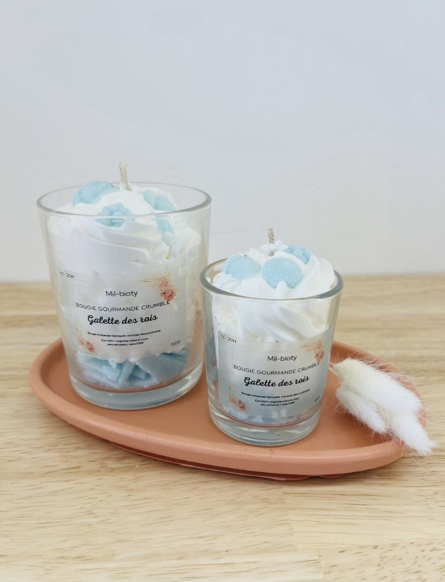 Bougie gourmande : Galette des rois