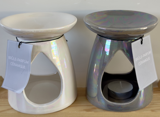 Brûle parfum GRIS nacré 