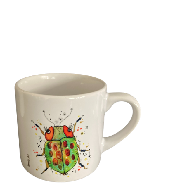 Keramiktasse "Käfer"
