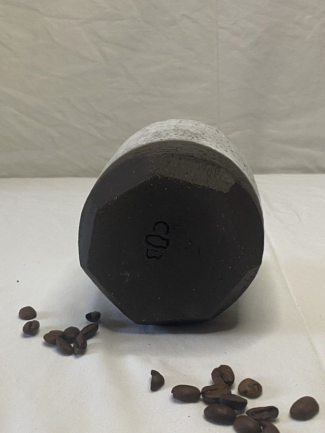 Tazza MUG in gress nero - originale handmade