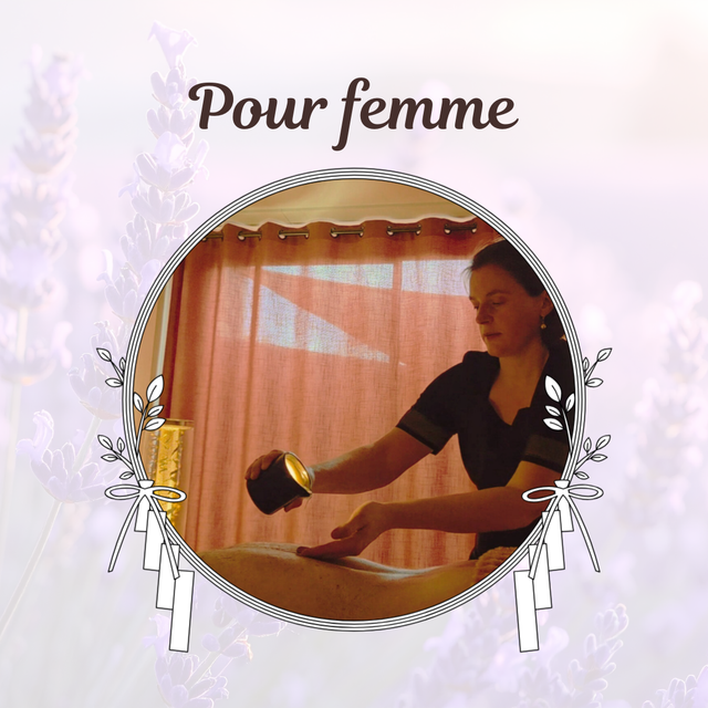 Bon Cadeau Massage à la bougie 1h (pour Femmes)