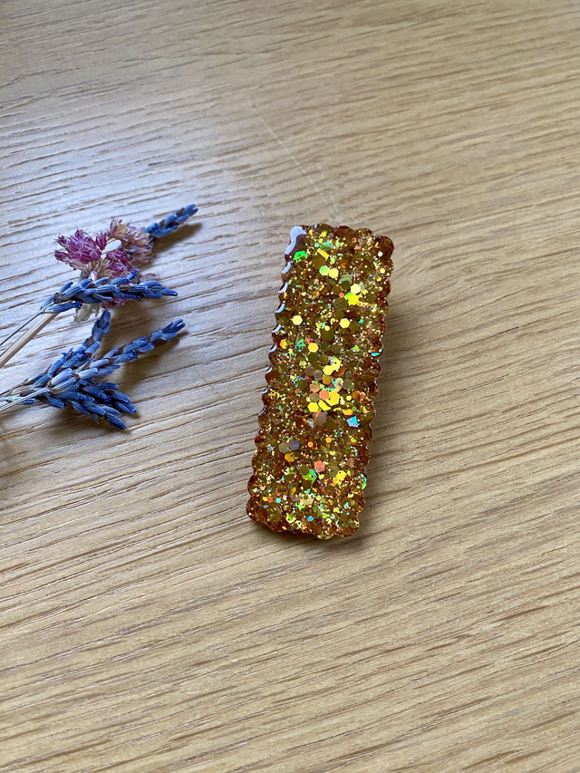 Barrette Charlette gaufrée - chunky or