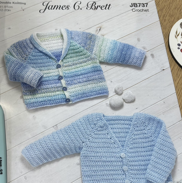 JB737 Cardigan Crochet