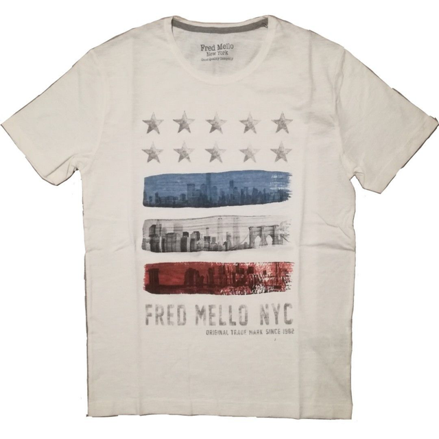 258T9TG - FRED MELLO T-shirt mezza manica con stampa